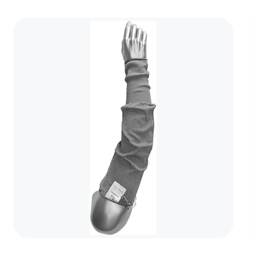 HPPE Sleeves Claw Cover S7-1522-AC Cut Resistant Industrial Gray 12 Pack w/ Clip